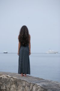 girl on beach